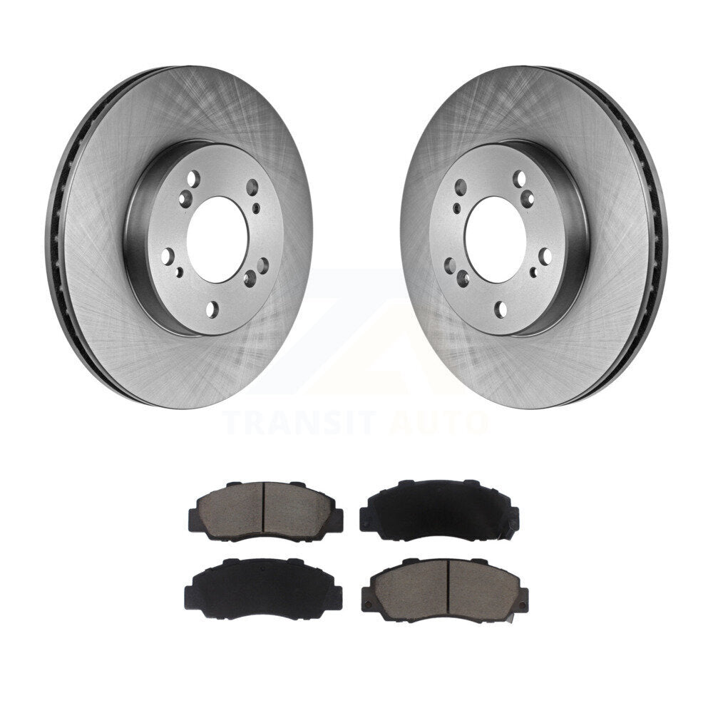 Front Brake Rotor & Ceramic Pad Kit For Honda CR-V Acura Integra Prelude Odyssey