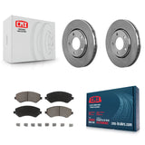 Front Disc Brake Rotor & Ceramic Pad Kit For Dodge Chrysler Town Country Grand