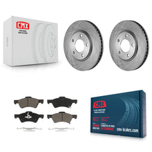 Charger l'image dans la galerie, Front Disc Brake Rotor &amp; Ceramic Pad Kit For Dodge Grand Caravan Chrysler Town
