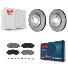 Load image into Gallery viewer, Front Disc Brake Rotors Ceramic Pad Kit For Dodge Grand Caravan Chrysler Voyager