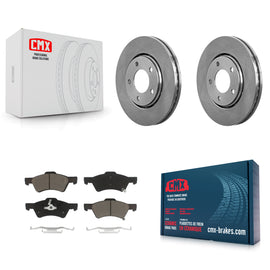 Front Disc Brake Rotors And Ceramic Pads Kit For Dodge Caravan Chrysler Voyager