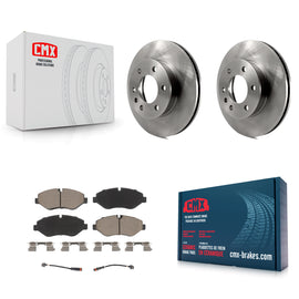 Front Brake Rotor & Ceramic Pad Kit For Sprinter 2500 Mercedes-Benz Freightliner