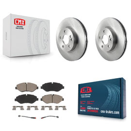 [Front] 2016-2020 Mercedes-Benz Metris Premium OE Brake Rotors & Ceramic Pads Kit For Max Braking
