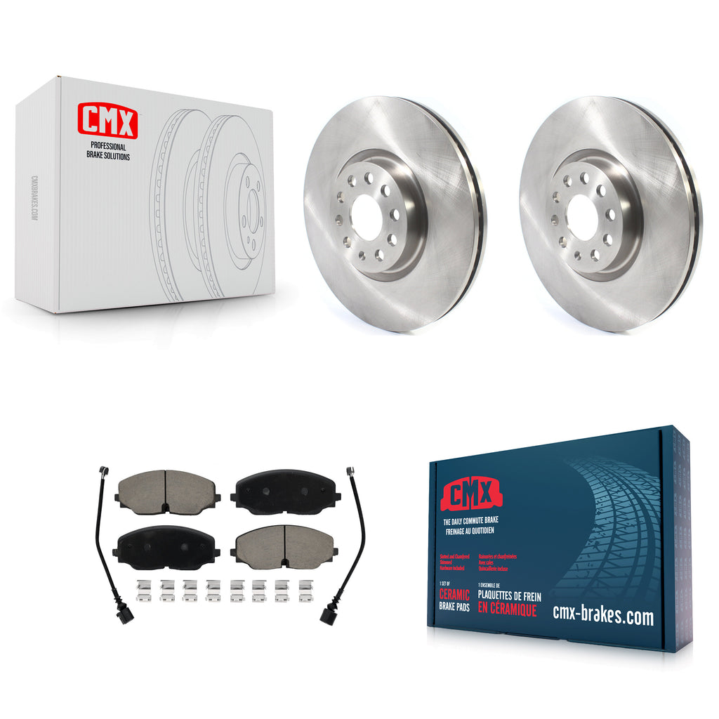 Front Disc Brake Rotors And Ceramic Pads Kit For Volkswagen Atlas Cross Sport