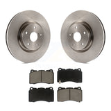 Front Disc Brake Rotors And Ceramic Pads Kit For Subaru Impreza WRX STI