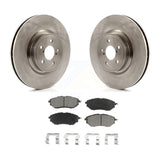 Front Disc Brake Rotors And Ceramic Pads Kit For Subaru Forester Outback Legacy