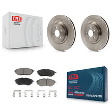 Charger l'image dans la galerie, Front Disc Brake Rotors And Ceramic Pads Kit For Subaru Forester Outback Legacy