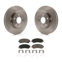 Charger l&#39;image dans la galerie, Front Disc Brake Rotors And Ceramic Pads Kit For 2006-2014 Honda Ridgeline