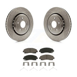 [Front] 2015-2020 Acura TLX Premium OE Brake Rotors & Ceramic Pads Kit For Max Braking