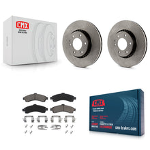 Charger l'image dans la galerie, Front Brake Rotor Ceramic Pad Kit For Chevrolet Trailblazer GMC EXT Envoy XL XUV