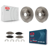 Front Brake Rotor And Ceramic Pad Kit For Nissan Pathfinder Murano INFINITI QX60