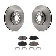 Charger l&#39;image dans la galerie, Front Disc Brake Rotors And Ceramic Pads Kit For Jeep Renegade Compass Fiat 500X