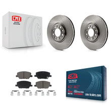 Load image into Gallery viewer, Front Disc Brake Rotors And Ceramic Pads Kit For Jeep Renegade Compass Fiat 500X