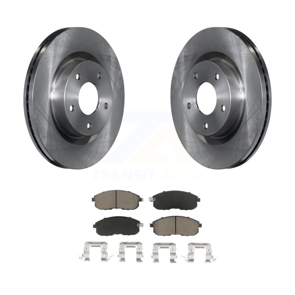 Front Disc Brake Rotors And Ceramic Pads Kit For Nissan Altima