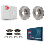 Front Disc Brake Rotors And Ceramic Pads Kit For Nissan LEAF