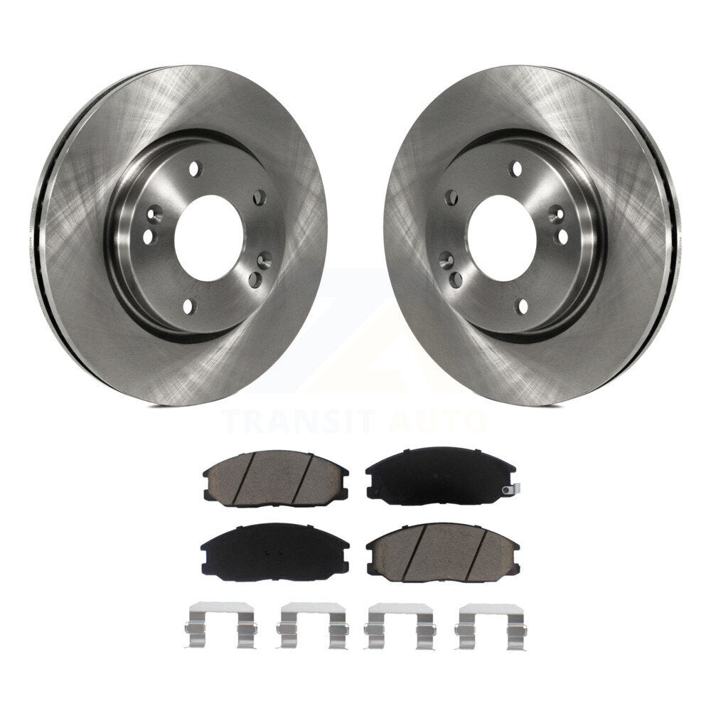 Front Brake Rotor Ceramic Pad Kit For Hyundai Santa Fe With 276mm Diameter