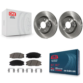 Front Brake Rotor Ceramic Pad Kit For Hyundai Santa Fe With 276mm Diameter