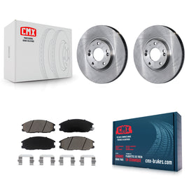 Front Disc Brake Rotors And Ceramic Pads Kit For Kia Amanti Hyundai XG350