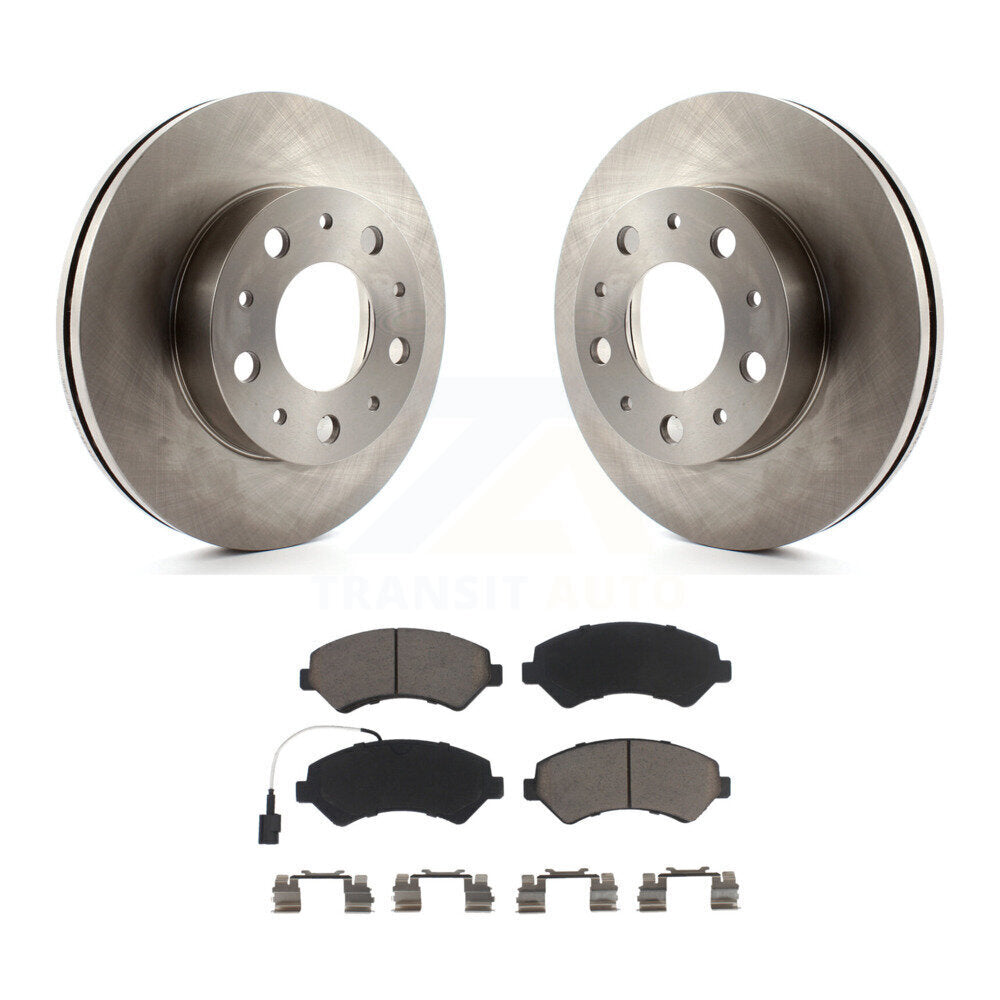 Front Disc Brake Rotors And Ceramic Pads Kit For Ram ProMaster 1500 2500 3500