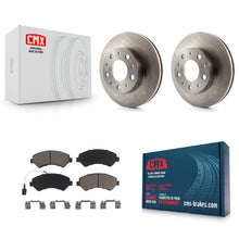 Charger l'image dans la galerie, Front Disc Brake Rotors And Ceramic Pads Kit For Ram ProMaster 1500 2500 3500