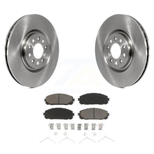 Charger l&#39;image dans la galerie, Front Disc Brake Rotors And Ceramic Pads Kit For Jeep Cherokee