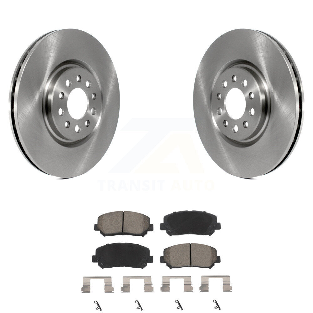 Front Disc Brake Rotors And Ceramic Pads Kit For Jeep Cherokee Chrysler 200