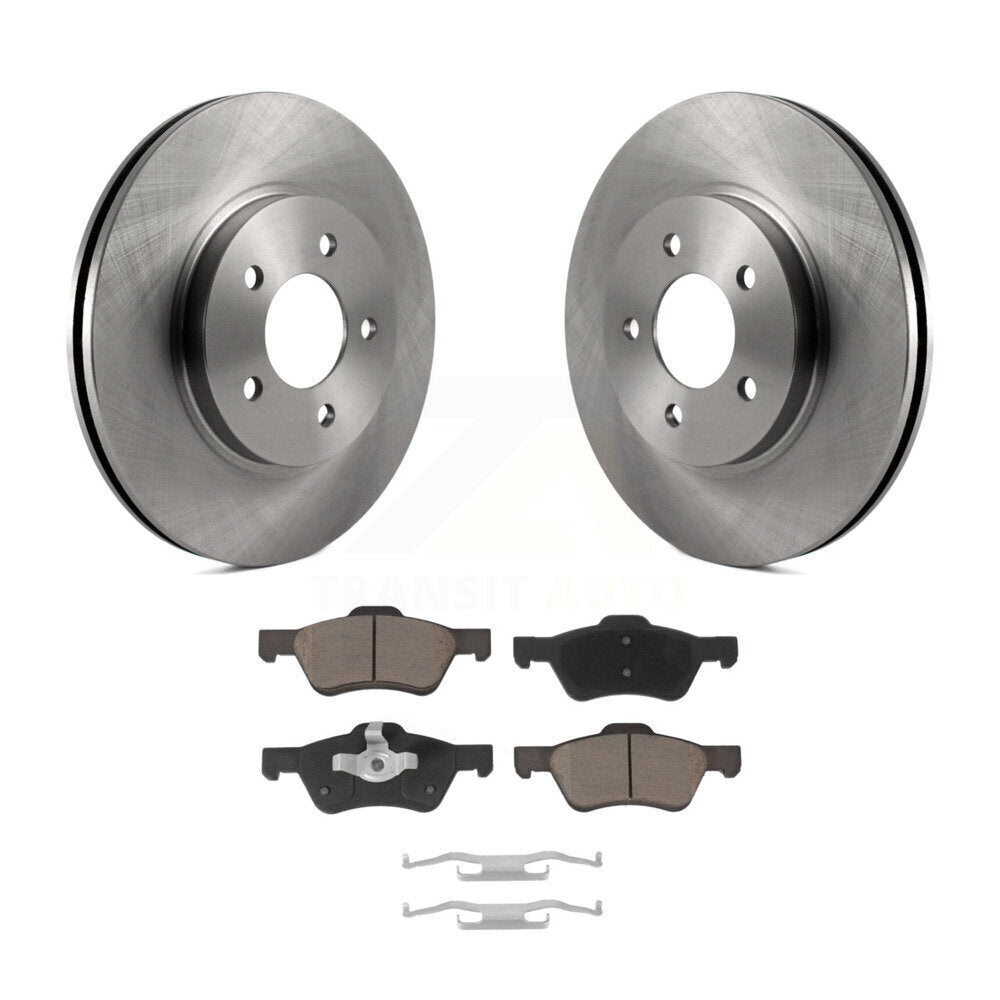 Front Brake Rotors Ceramic Pad Kit For Ford Escape Mercury Mariner Mazda Tribute