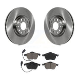 Front Brake Rotors Ceramic Pad Kit For Audi A6 Quattro With 320mm Diameter Rotor