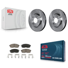 Charger l'image dans la galerie, Front Disc Brake Rotors And Ceramic Pads Kit For Nissan Sentra Versa Cube