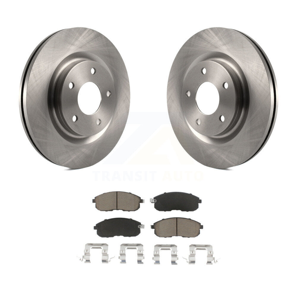 Front Disc Brake Rotors And Ceramic Pads Kit For Nissan Sentra Juke