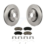 [Front] 2010-2013 Suzuki Kizashi Premium OE Brake Rotors & Ceramic Pads Kit For Max Braking