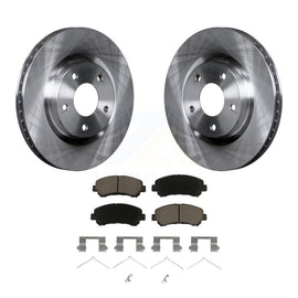 Front Disc Brake Rotors And Ceramic Pads Kit For Nissan Rogue Select