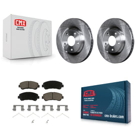 Front Disc Brake Rotors And Ceramic Pads Kit For Nissan Rogue Select