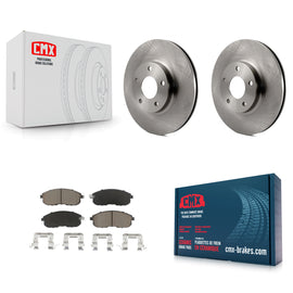Front Disc Brake Rotor And Ceramic Pad Kit For Nissan Altima Maxima INFINITI I35