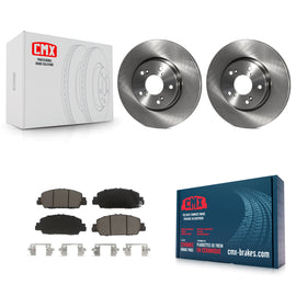 Front Disc Brake Rotors And Ceramic Pads Kit For Honda Accord HR-V