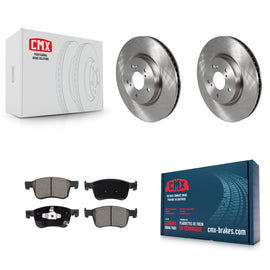 Front Disc Brake Rotors And Ceramic Pad Kit For Honda Civic Accord Acura Integra