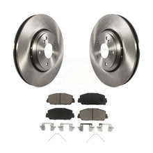 Charger l&#39;image dans la galerie, Front Disc Brake Rotors And Ceramic Pads Kit For Honda Civic Accord Acura ILX