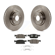 Load image into Gallery viewer, Front Disc Brake Rotors And Ceramic Pads Kit For Ford Edge