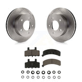 [Front] 1990-2002 Chevrolet Astro GMC Safari AWD Premium OE Brake Rotors & Ceramic Pads Kit For Max Braking