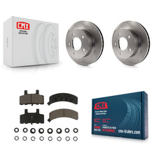 Charger l'image dans la galerie, [Front] 1990-2002 Chevrolet Astro GMC Safari AWD Premium OE Brake Rotors &amp; Ceramic Pads Kit For Max Braking
