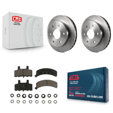 Charger l'image dans la galerie, Front Brake Rotor &amp; Ceramic Pad Kit For Chevrolet K1500 GMC Tahoe K2500 Suburban
