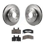 Front Brake Rotor & Ceramic Pad Kit For Chevrolet Tahoe GMC Yukon K2500 Suburban