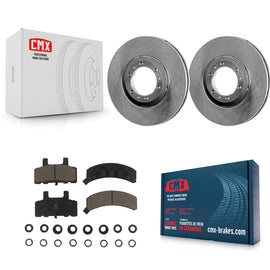Front Disc Brake Rotor Ceramic Pad Kit For Cadillac DeVille Fleetwood 60 Special