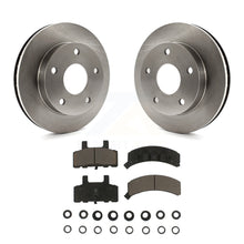 Charger l&#39;image dans la galerie, Front Disc Brake Rotors And Ceramic Pads Kit For 1994-1999 Dodge Ram 1500 4WD