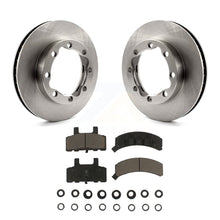 Load image into Gallery viewer, Front Disc Brake Rotors &amp; Ceramic Pad Kit For K1500 Suburban GMC Chevrolet K2500