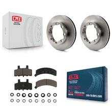 Charger l'image dans la galerie, Front Disc Brake Rotors &amp; Ceramic Pad Kit For K1500 Suburban GMC Chevrolet K2500