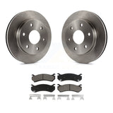 Front Brake Rotors Ceramic Pad Kit For Chevrolet Silverado 1500 GMC Tahoe Sierra