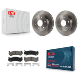 Front Brake Rotors Ceramic Pad Kit For Chevrolet Silverado 1500 GMC Tahoe Sierra