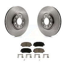 Charger l&#39;image dans la galerie, Front Disc Brake Rotors And Ceramic Pads Kit For Dodge Dart Chrysler 200