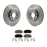 Front Disc Brake Rotors And Ceramic Pads Kit For Dodge Dart Chrysler 200